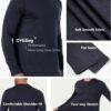 6 Pack Men's Quick Dry Long Sleeve Shirts Moisture Wicking Sun Protection Performance T-Shirt for Casual Workout