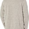 Wrangler Authentics Men's Long Sleeve Fleece Quarter-Zip Sweater