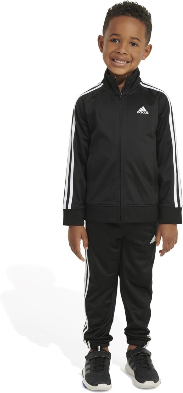 adidas boys Tricot Tracksuit Jacket Jogger Pant Set