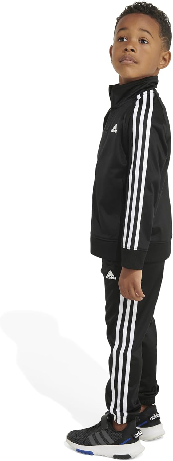 adidas boys Tricot Tracksuit Jacket Jogger Pant Set