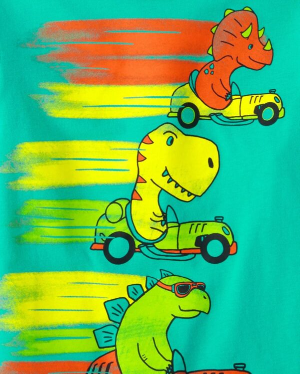 The Children's Place Baby Boys Dinos Short Sleeve Graphic T Shirt