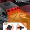 Car Heater - Portable Car Heaters for Vehicle, 12V Car Heater That Plugs Into Cigarette Lighter