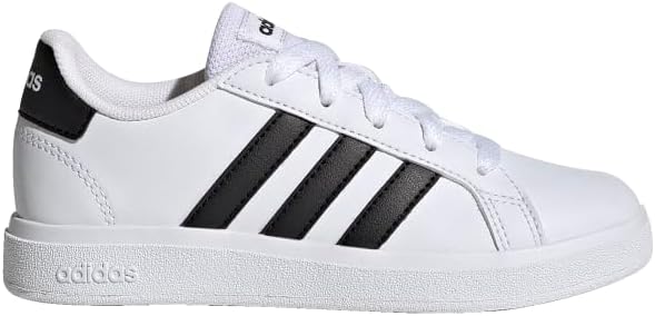 adidas Unisex-Child Grand Court 2.0 Elastic (Little Big Kid) Sneaker