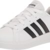 adidas Unisex-Child Grand Court 2.0 Elastic (Little Big Kid) Sneaker