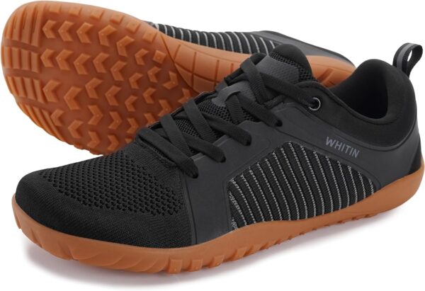 WHITIN Men's Barefoot Trail-Running Shoes | Wide Toe-Box | Zero-Drop Sole | Optimal Traction