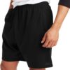 Hanes Men's Athletic Shorts, Favorite Cotton Jersey Shorts, Pull-On Knit Shorts with Pockets, Knit Gym Shorts, 7.5" Inseam