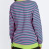 Trendy Queen Sweatshirts for Women 2025 Fall Crewneck Striped Long Sleeve Shirts Preppy Tops Y2K Winter Outfits Clothes