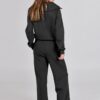 ANRABESS Women 2 Piece Outfits Sweatsuit Oversized Sweatshirt Sweatpants Tracksuit Sweat Lounge Matching Set 2025 Fall Trendy