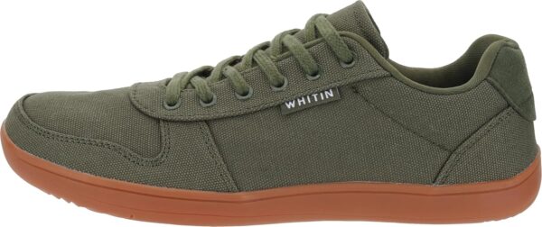 WHITIN Men's Wide Barefoot Shoes | Canvas Minimalist Sneakers | Zero Drop Sole