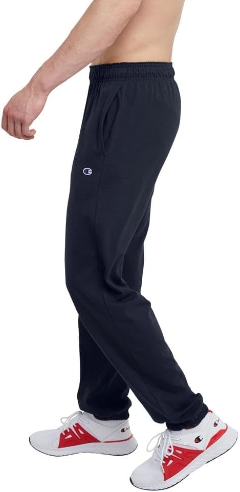 Champion Men's Pants, Lightweight Lounge, Jersey Knit Casual Pants for Men (Reg. or Big & Tall)