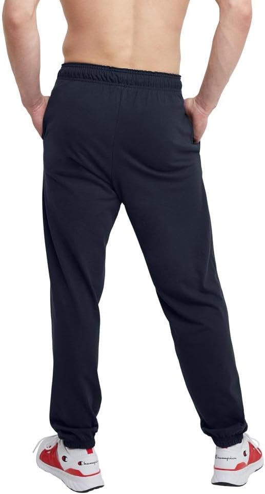 Champion Men's Pants, Lightweight Lounge, Jersey Knit Casual Pants for Men (Reg. or Big & Tall)