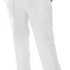 PASLTER Mens Casual Linen Pants Loose Fit Elastic Drawstring Waist Straight-Legs Summer Yoga Beach Long Pants