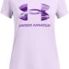 Under Armour Girls' Tech Big Logo Short Sleeve Crew Neck