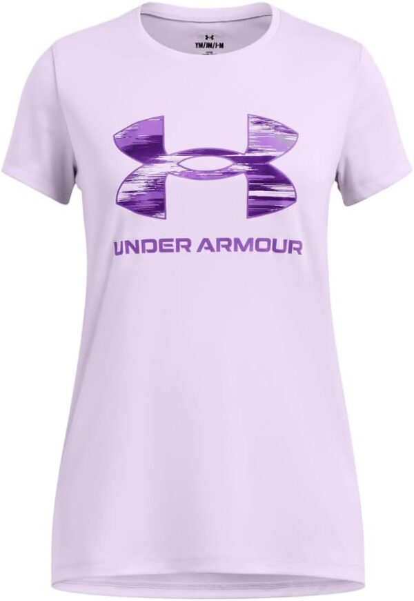 Under Armour Girls' Tech Big Logo Short Sleeve Crew Neck