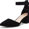 DREAM PAIRS Women's Low Heel Pump Shoes