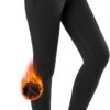 BALEAF Women's Fleece Lined Leggings Thermal Warm Winter Tights High Waisted Yoga Pants Cold Weather with Pockets