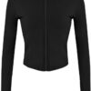 Lviefent Womens Lightweight Full Zip Running Track Jacket Workout Slim Fit Yoga Sportwear with Thumb Holes