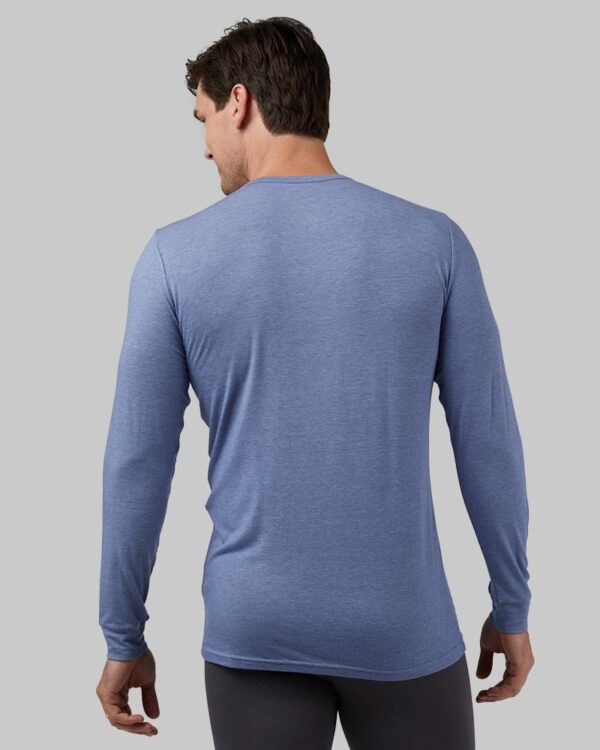 32 Degrees Heat Men's Lightweight Crew Baselayer Top | Form Fitting | Long Sleeve| 4-Way Stretch | Thermal