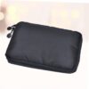 Angoily Waterproof Travel Digital Pouch USB Cable Storage Bag & Electronics Organizer Case for Gadgets Black