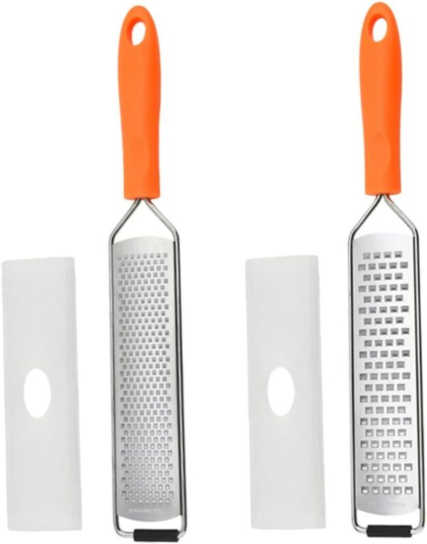 2pcs Cheese Grater Kitchen Grater Multifunctional Grater Multi Functional Grater Stainless Steel Grater Vegetable Cutter Small Grater Vegetable Grating Tool Kitchen Gadget