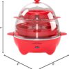 DASH Deluxe Rapid Egg Cooker for Hard Boiled, Poached, Scrambled Eggs, Omelets, Steamed Vegetables, Dumplings & More, 12 capacity, with Auto Shut Off Feature - Red