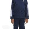 adidas Boys Tricot Tracksuit Jacket Jogger Pant Set