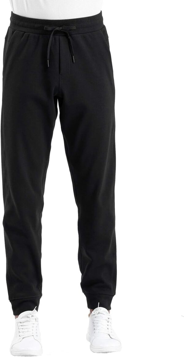 THE GYM PEOPLE Mens' Fleece Joggers Pants with Deep Pockets in Loose-fit Style