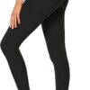 GAYHAY High Waisted Leggings for Women - Soft Opaque Slim Tummy Control Printed Pants for Running Cycling Yoga