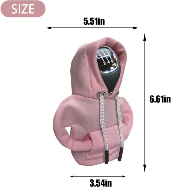 Car Gear Shift Hoodie, Fashionable Gear Shift Knob Cover, Mini Hoodie for Auto Shifter, Auto Interior Cute Gadgets, Universal Car Decoration Accessories