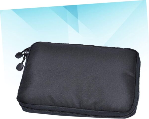 Angoily Waterproof Travel Digital Pouch USB Cable Storage Bag & Electronics Organizer Case for Gadgets Black