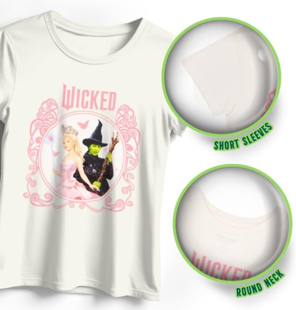 wicked Girl's Graphic Print T-Shirt 2-Pack - Short Sleeve Tees Bundle for Kids