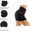 THE GYM PEOPLE High Waist Yoga Shorts for Women's Tummy Control Fitness Athletic Workout Running Shorts with Deep Pockets