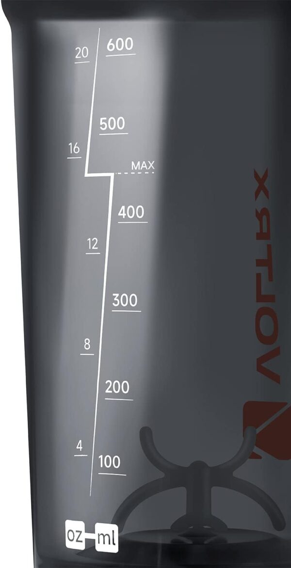 VOLTRX Electric Protein Shaker Bottle - USB Rechargeable Mixer Cup for Shakes and Meal Replacements, BPA-Free Tritan, 24oz