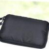 Waterproof Electronics Organizer Bag for Cables and Gadgets Travel Digital Pouch Case Black Ideal for USB Chargers and Accessories Storage