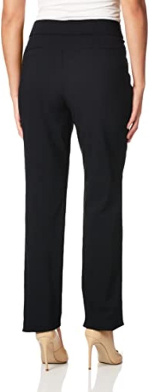 Briggs New York Women's Super Stretch Millennium Welt Pocket Pull on Career Pant (Average & Short Length)