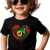 Toddler Black History T-Shirts for Boys Girls, Black History Month Shirts for Kids, Graphic Top Funny Letters Tees