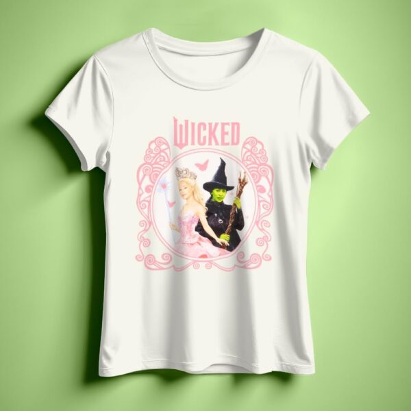 wicked Girl's Graphic Print T-Shirt 2-Pack - Short Sleeve Tees Bundle for Kids