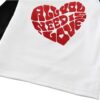 Big Sister Shirt for Toddler Girls Love Heart T-Shirts Raglan Long Sleeve Cotton Tops Birthday Clothes 2-8 Years