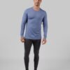 32 Degrees Heat Men's Lightweight Crew Baselayer Top | Form Fitting | Long Sleeve| 4-Way Stretch | Thermal