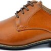 Bruno Moda Italy Men's Prince Classic Modern Formal Oxford Wingtip Lace Up Dress Shoes