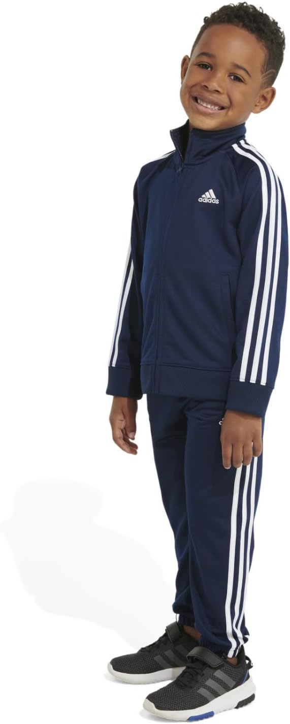 adidas Boys Tricot Tracksuit Jacket Jogger Pant Set