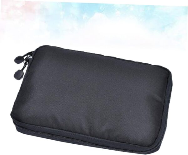 Angoily Waterproof Travel Digital Pouch USB Cable Storage Bag & Electronics Organizer Case for Gadgets Black