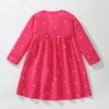 HILEELANG Toddler Girls Long Sleeve Dress Fall Autuman Cotton Casual Floal Jersey Shirt Dresses