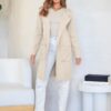 ANRABESS Women's Open Front Knit Lightweight Cardigan Casual Long Coatigan Sweater Lady Jacket Coat 2025 Fall Outerwear