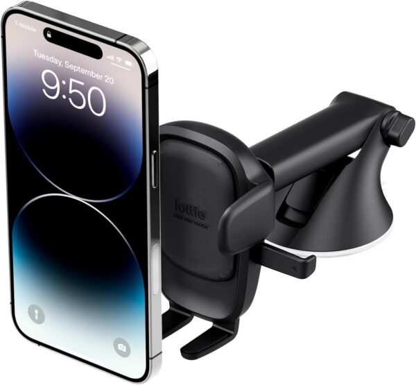 iOttie Easy One Touch 6 Universal Car Mount Dashboard & Windshield Suction Cup Phone Holder for iPhone Samsung, Google, All Smartphones