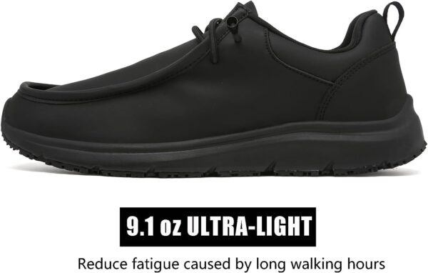 ulogu Non Slip Waterproof Shoes for Men Women丨Oil Resistant Slip On Work Loafers