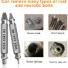 Gifts for Men,Damaged Screw Extractor Set-Valentines Day Gifts for Him,Mens Gifts,Husband,Stripped Screws Nuts & Bolts Drill Bit Tools for Easy Removal of Rusty Broken Hardware Gifts