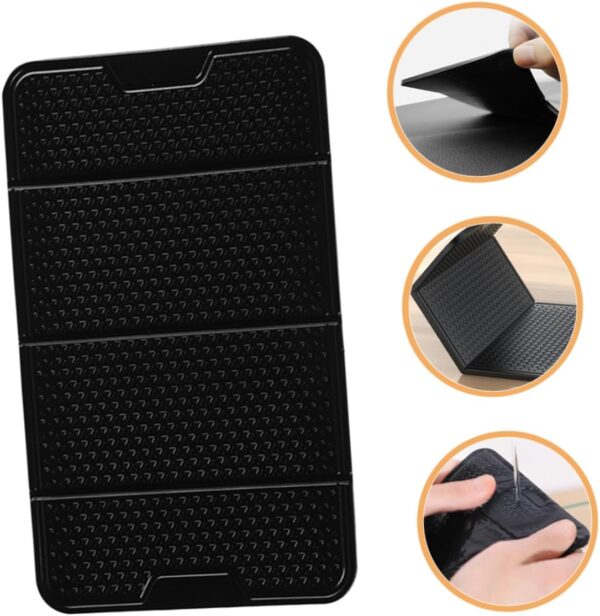 2pcs Non Slip Dashboard Pad Holder for Car Skid Mat for Electronic Gadgets and Accessories Keeps Your Items Secure on The Dash