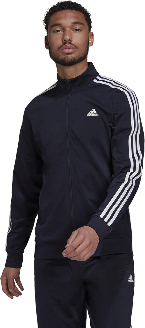 adidas Men's Essentials Warm-Up 3-Stripes Track Top