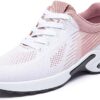 Padgene Womens Sneakers Air Cushion Running Shoes Lightweight Tennis Walking Shoes Mesh Breathable Gym Work Fashion Sneakers Athletic Comfortable Casual